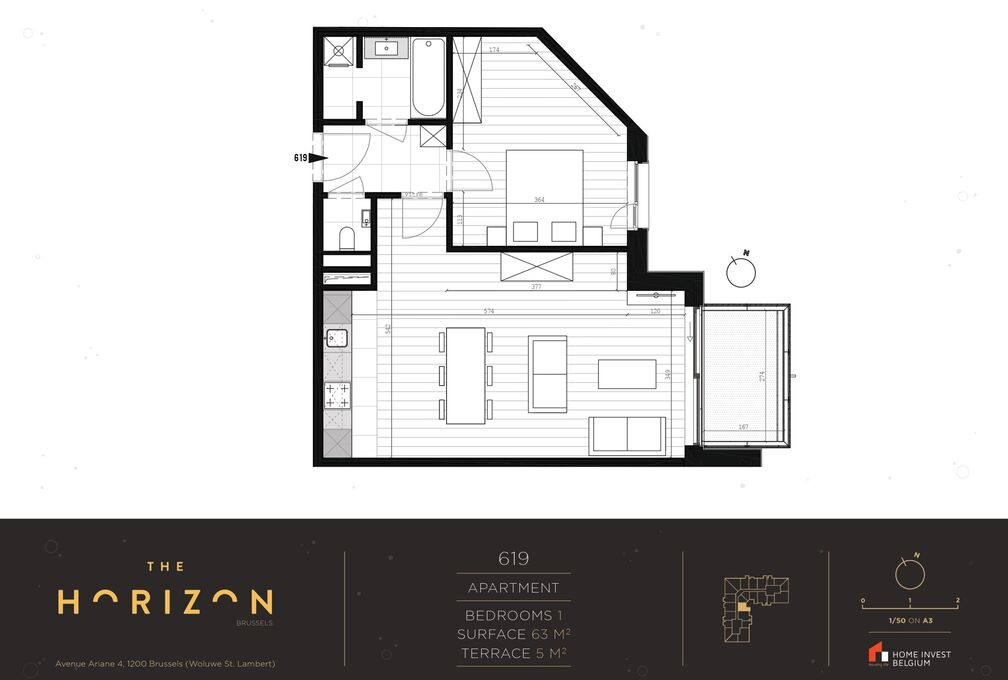 Appartement à louer à Woluwe-Saint-Lambert