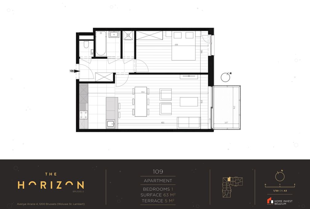 Appartement à louer à Woluwe-Saint-Lambert