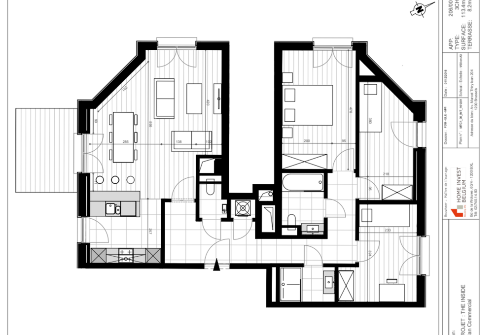 Appartement à louer à Woluwe-Saint-Lambert