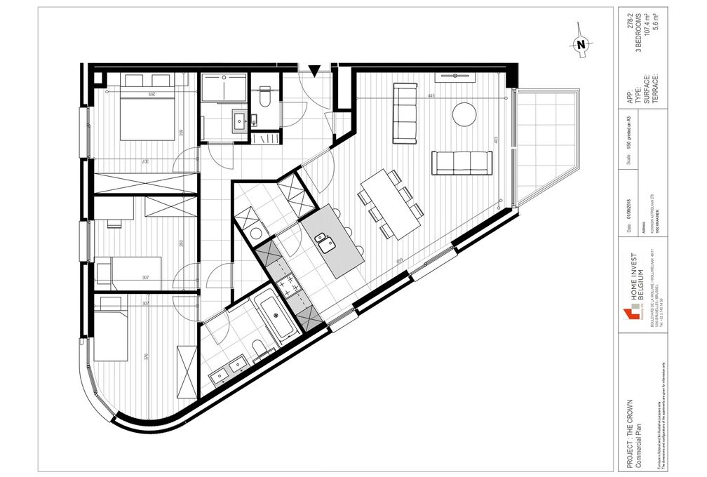 Appartement te huur in Kraainem