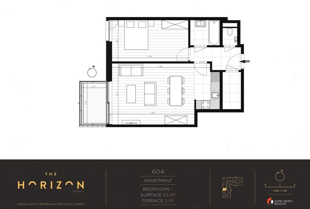 Appartement te huur in Woluwe-Saint-Lambert