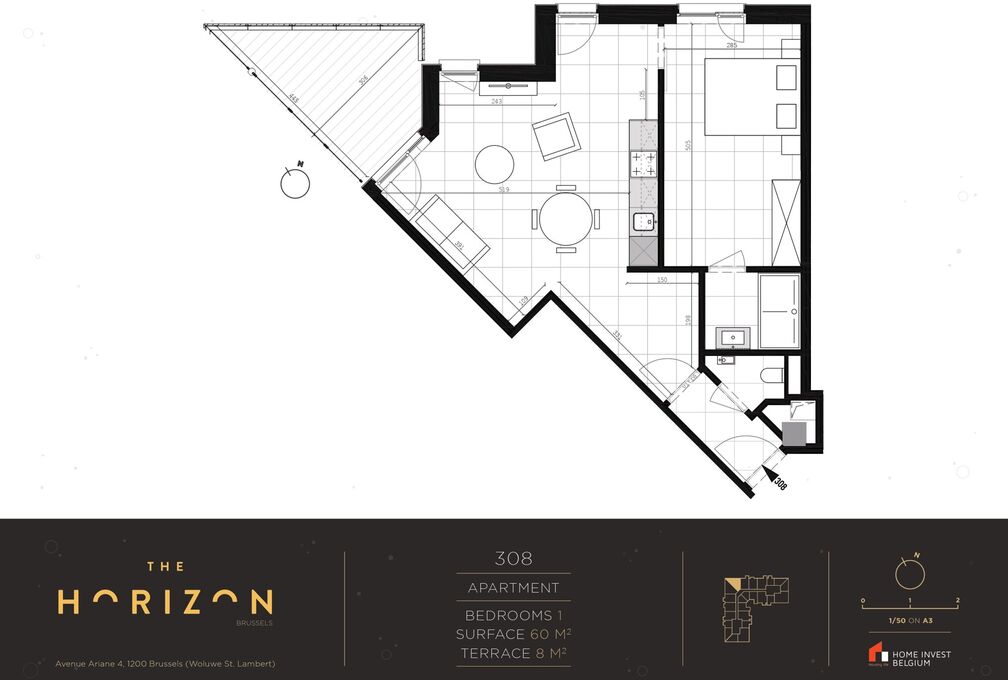 Flat for rent in Woluwe-Saint-Lambert