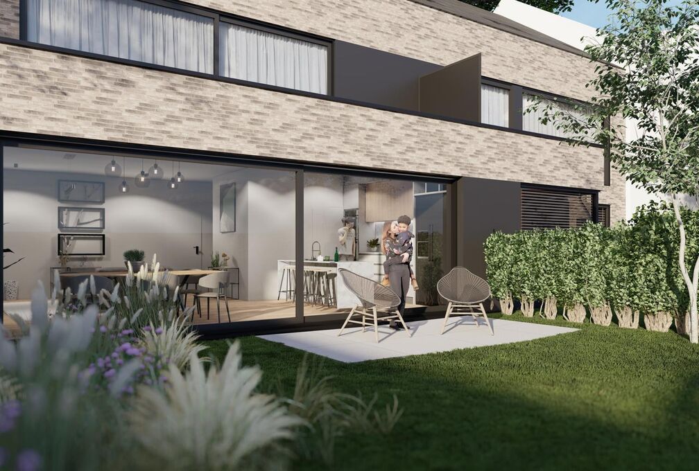 Gelijkvloerse verd. + tuin te huur in Wezembeek-Oppem