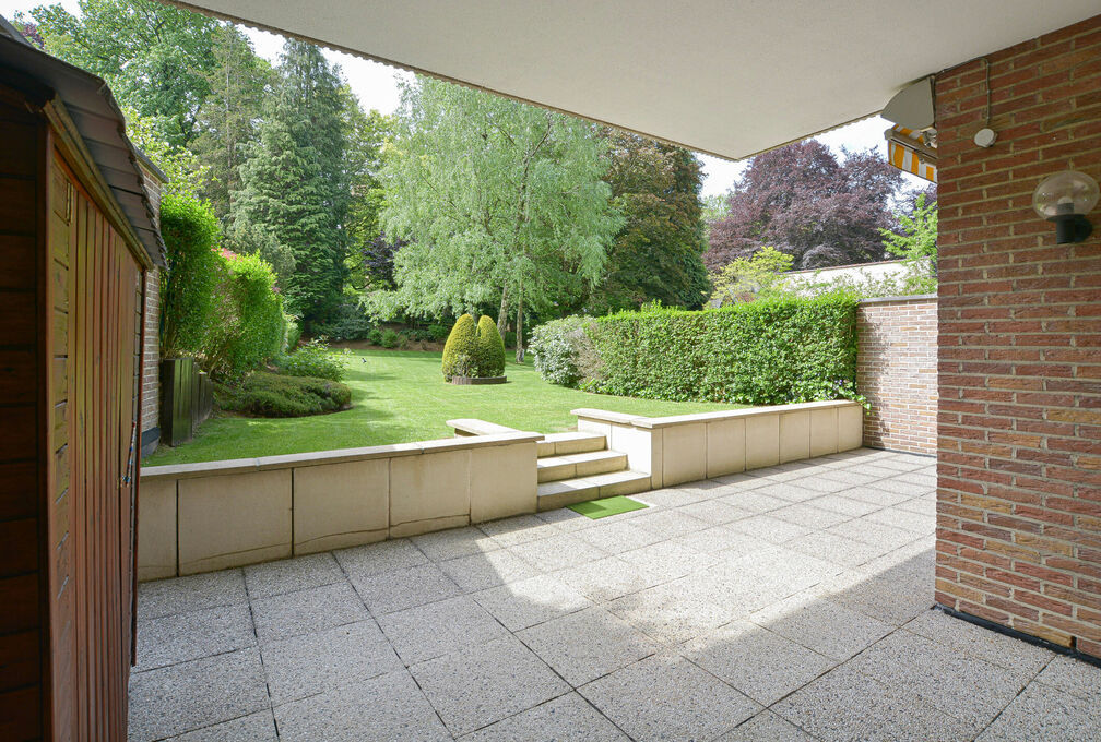 Gelijkvloerse verd. + tuin te koop in Woluwe-Saint-Pierre