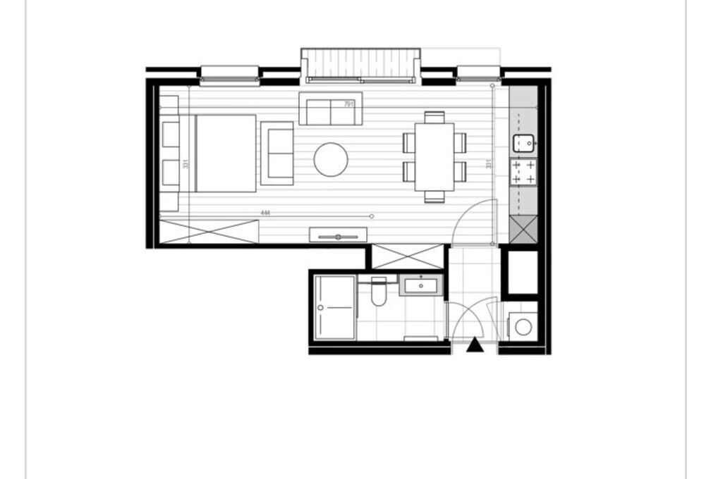 Studio &agrave; louer &agrave; Kraainem