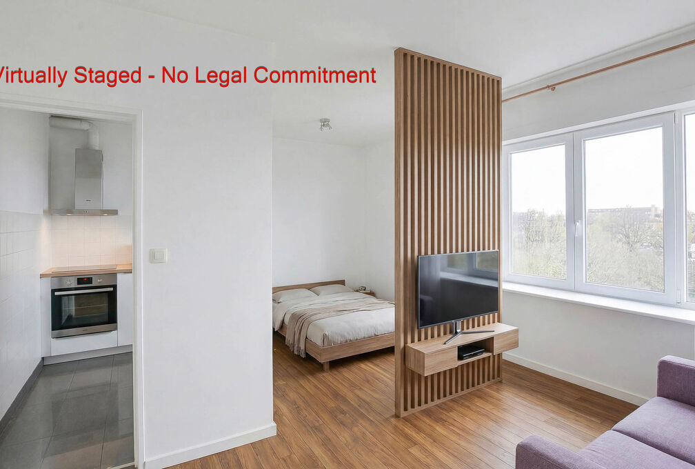 Maxime Real Estate vous propose un studio bien entretenu.

Id&eacute;alement situ&eacute; entre le Stade Fallon et Stockel, &agrave; proximit&eacute; des transports en commun, &eacute;coles, commerces, ...

Ce joli studio de +/-33m&sup2; (selon PEB) se trouve au 7e et dernier &eacute;tage, et s